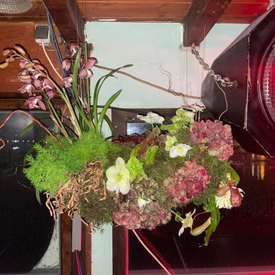 jungle flowers tropical arrangement